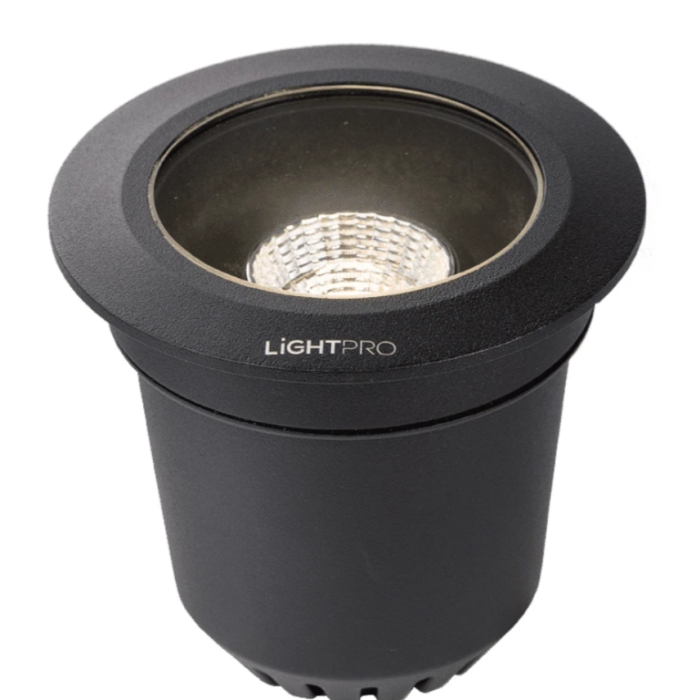 Infälld markbelysning för gångar och stenläggning utomhus